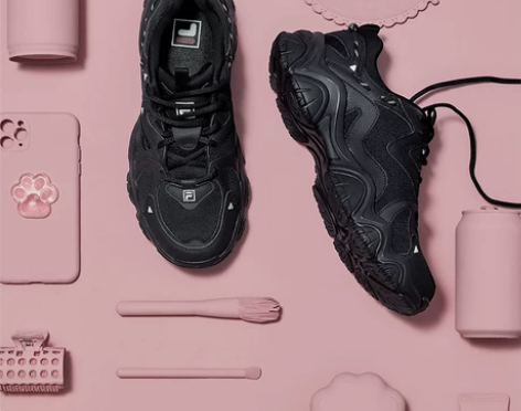 斐乐鞋 FILA 猫爪鞋4代女鞋情侣老爹鞋...