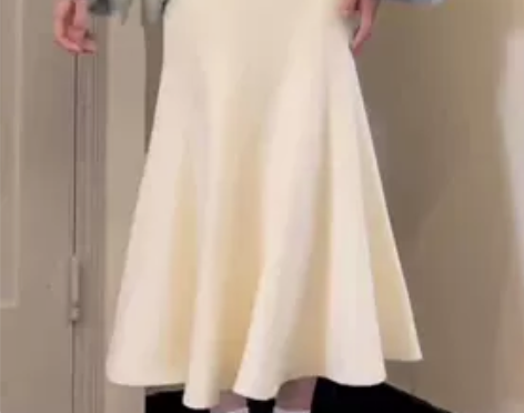 秋冬季高级感高腰显瘦包臀裙半身裙小个子中长...