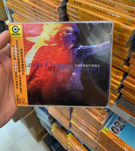 正版滚石唱片 张国荣 跨越97演唱会2CD...