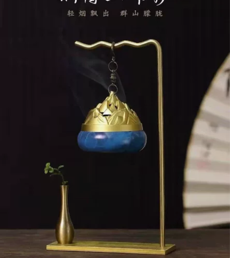 最后8套清仓！纯铜博山香炉家用客厅沉香熏香...