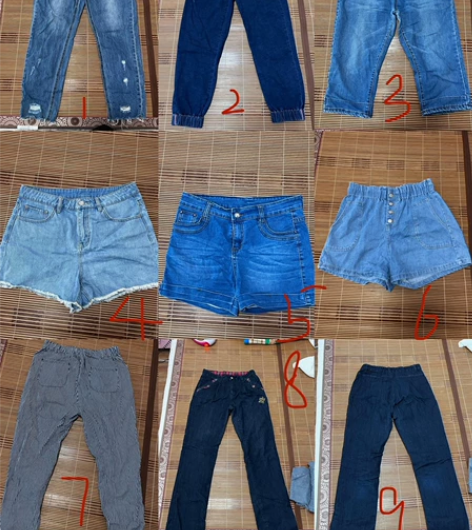 牛仔裤蓝色清仓处理 搬家清衣柜清仓甩卖 9...