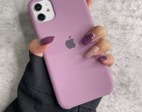 iPhone黑加仑液态硅胶手机壳 全系列都...