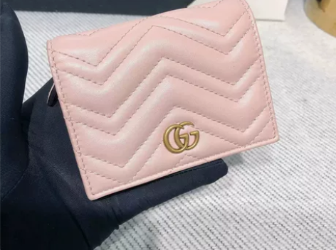 GUCCI古奇GG Marmont牛皮水波...