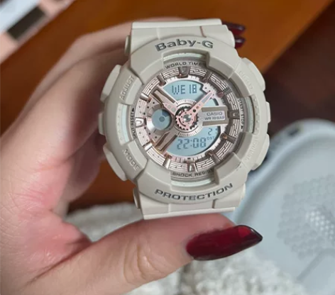 卡西欧Baby-G 米粉色 颜色很漂亮的 ...