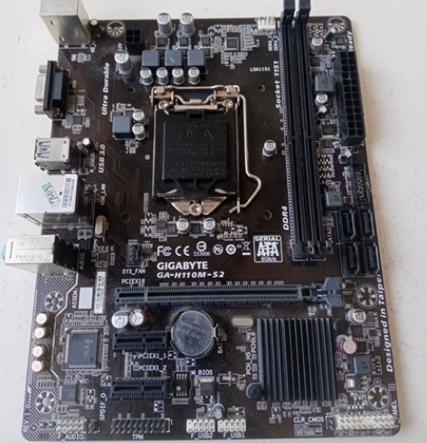 拆机  技嘉  h110m-s2 主板，成...