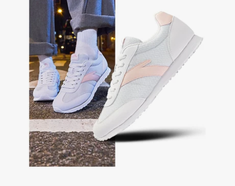 【女王价】安踏女鞋 2021春季新款女子学...