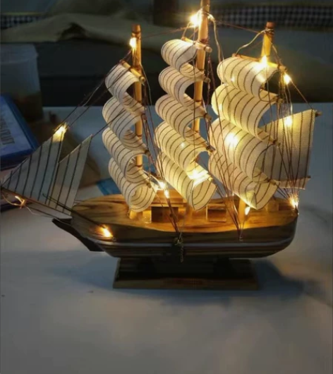 【全新·包邮】一帆风顺帆船模型摆件客厅房间...