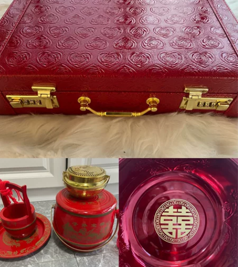 结婚子孙桶聘礼礼金箱脸盆全套打包价 感兴趣...