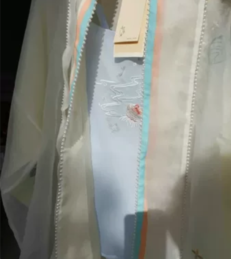 七月夕 青琉桂 一片式宋抹飞机袖短衫原创宋...