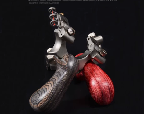 ?弾弓龙舌高精准度快压扁皮弹弓不锈钢大威力...