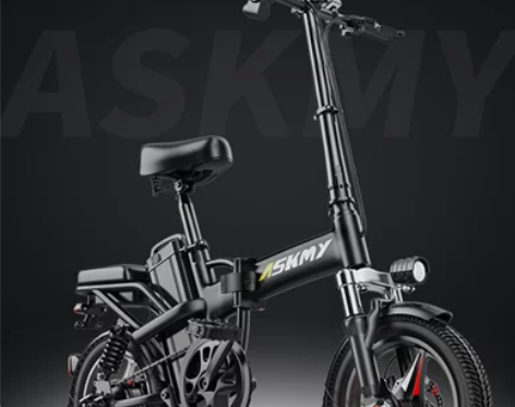 可折叠电动自行车小型电瓶锂电车单车超轻便专...