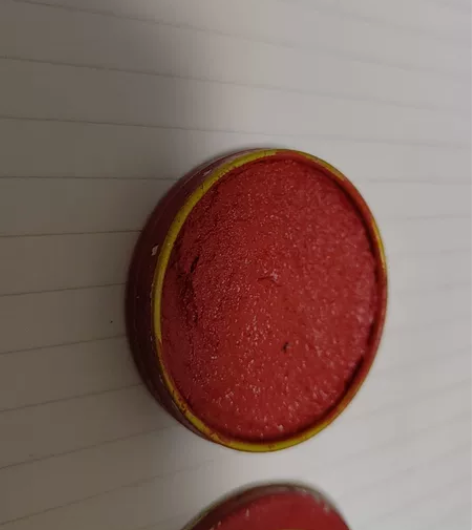 老印泥,老铁盒印泥,八十年代北京一得阁印泥...