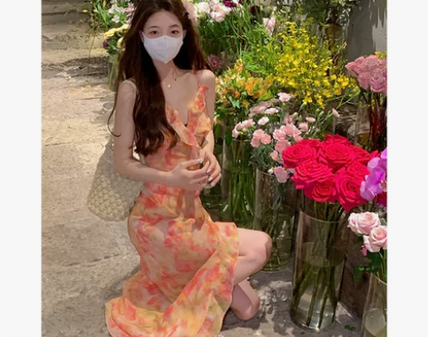法式长裙 只穿过一次 感兴趣的话点“我想要...