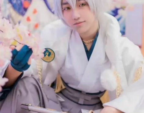 出悠窝窝家绝版鹤丸国永cos服大全套 M码...