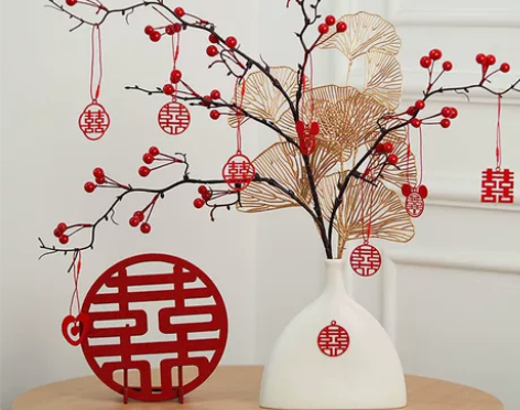 订婚摆件 结婚摆件 是真的好看 感兴趣的话...