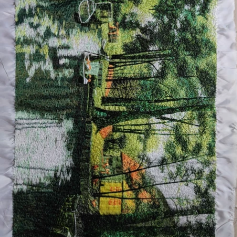 苏秀装饰画心,名称:雨林探幽,尺寸:38*...
