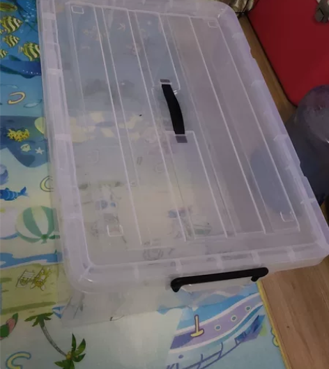 品牌透明崭新储物箱 尺寸76×52×43 ...