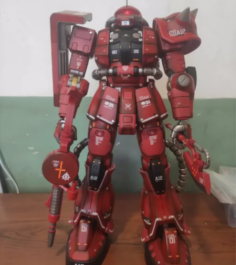 大班高达mega1/48红扎古现货一台 改...