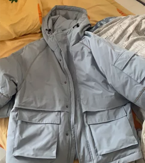 真维斯男士冬季羽绒服外套尺码180XL专柜...