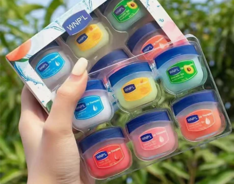 一盒6个8.5包邮凡士林睡眠唇膜免洗男女润...