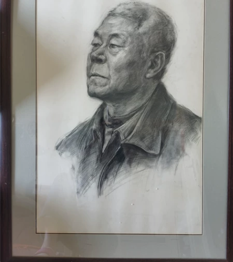 画室教师素描作品，画芯51*75cm，外框...