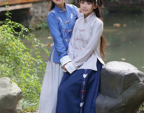 【四折出秋冬s码】兰若庭 汉服 流年 立领...