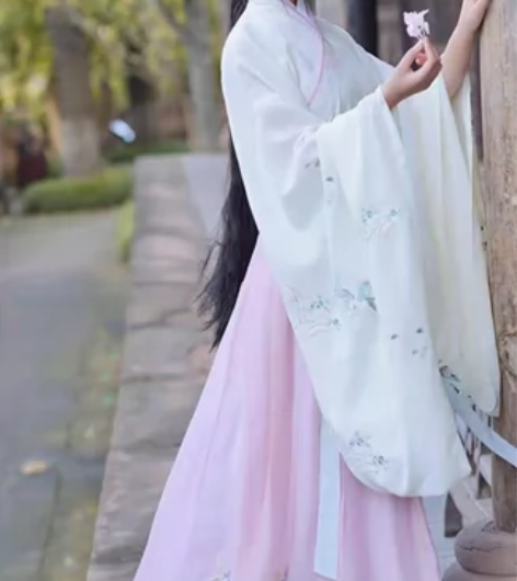 如梦霓裳汉服女装交领大袖襦裙[霜翎]一日常...