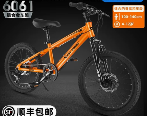 自行车 西骑者儿童男孩女学生山地车中大童变...