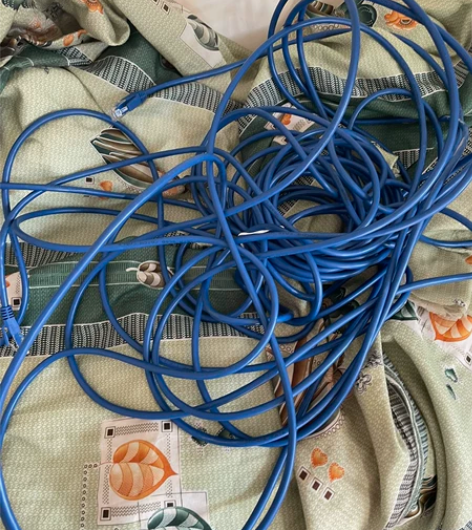 20米的网线，太长了用不到！质量没有问题！...