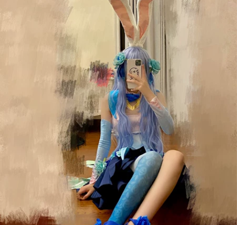 穿过一次拍照几乎全新大全套花间舞 图片上的...