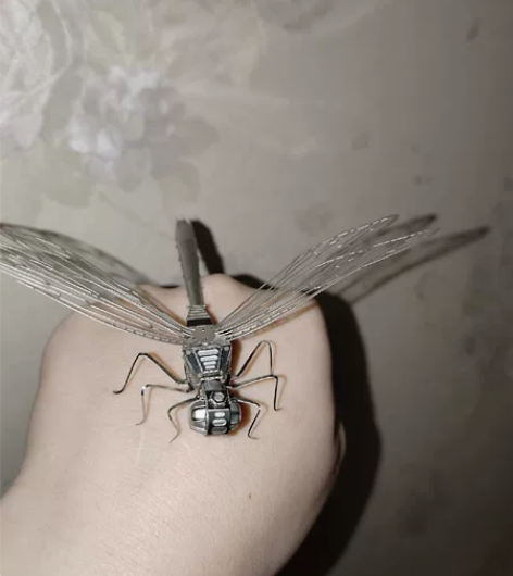 ‖手工系列‖金属模型成品 老人与海 机械蜻...