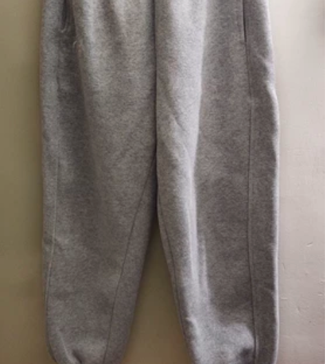 春秋冬加绒灰色卫裤绒裤加厚保暖裤子 里面带...