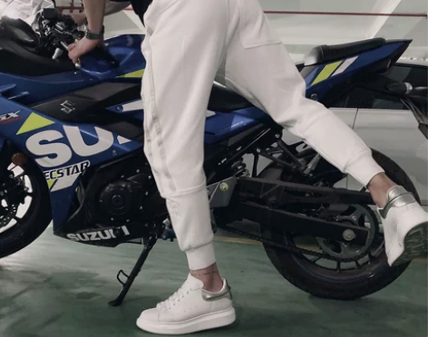 社会小伙裤子春夏季潮流男士修身小脚精神潮牌...