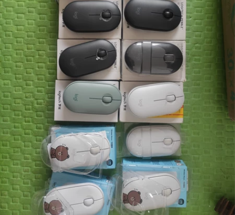 罗技Pebble鹅卵石轻薄静音鼠 可妮兔 ...