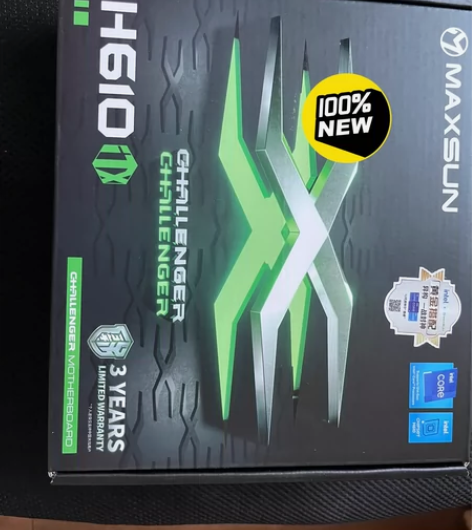 全新未拆封 铭瑄挑战者 H610 ITX单...