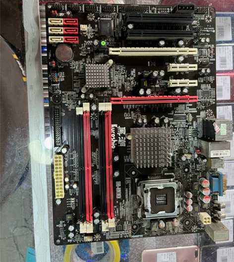黑潮 BI-500电脑主板！看图完好包邮 ...