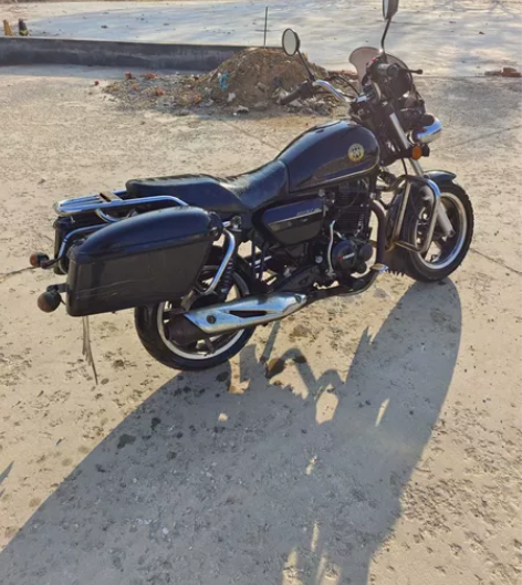 复古迷你摩托车250隆鑫re250小链机裸...