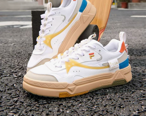 FILA FUSION斐乐BANK板鞋女鞋...