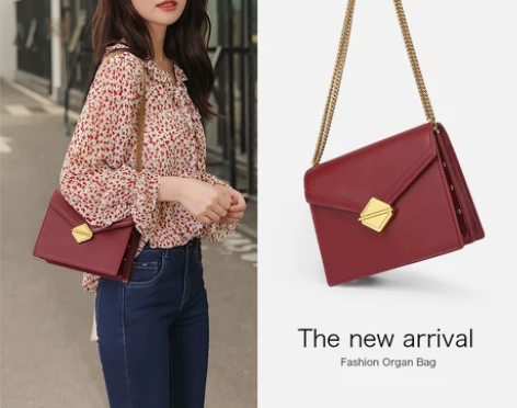 Somay链条包包2019新款网红百搭斜挎...