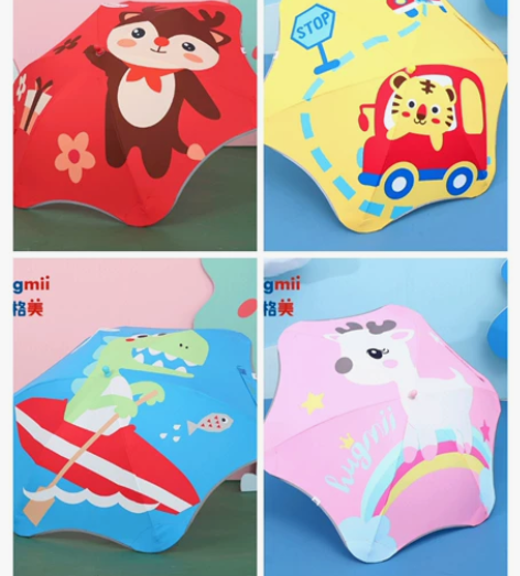 哈格美hugmii儿童雨伞小学生男童幼儿园...