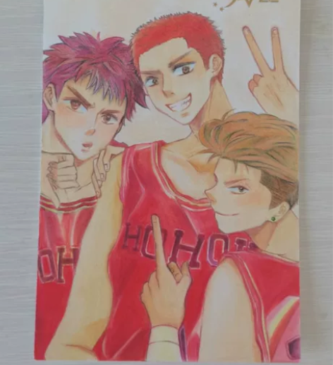 三张灌篮高手卡片 一张40 包邮