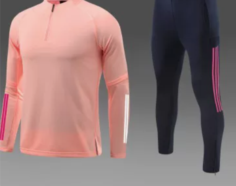 足球服足球半拉练对抗长袖训练服球队队服定制...