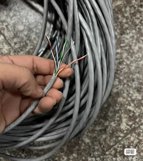 60米8芯网线处理,灰色网线,,实物拍摄的...