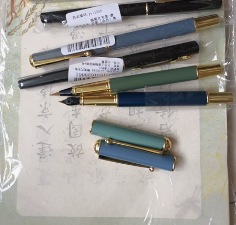 软笔钢笔式毛笔小楷自来水软头抄经书法笔纯狼...