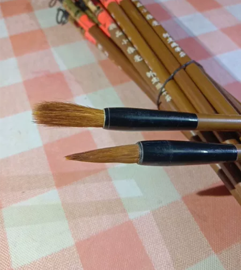 #书法用品 #文房用品 精品狼毫毛笔微瑕疵...