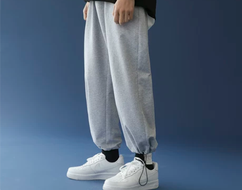 裤子男春季直筒宽松休闲加绒长裤潮流港风百搭...