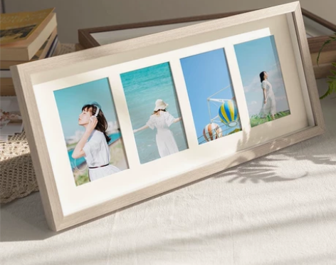 相框摆台多联连体组合木质画像框客厅房间创意...