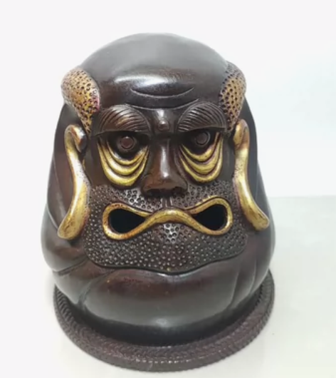 大号达摩炉 黄铜仿紫铜鎏金复古工艺 批发￥...