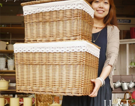藤编收纳箱 柳编藤编包邮特大号筐篮子储物箱...
