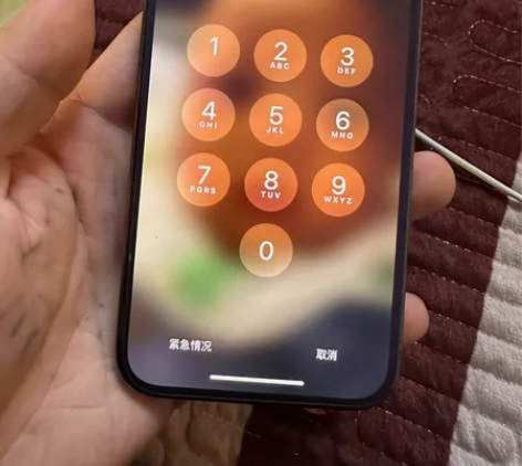 苹果12promax黑色128 美版 换了...